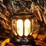 Ancienne Lampe à Huile de Mineur