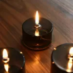 Ancienne Lampe Huile en Argent