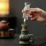 Lampe à Huile en Pierre