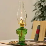 Lampe à Huile Verte